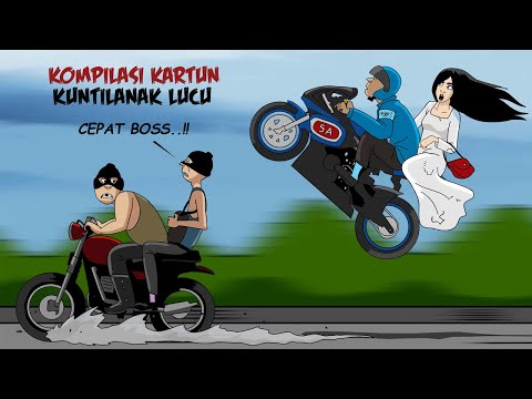 Kompilasi Kartun Hantu Lucu Kuntilanak - Horor Lucu