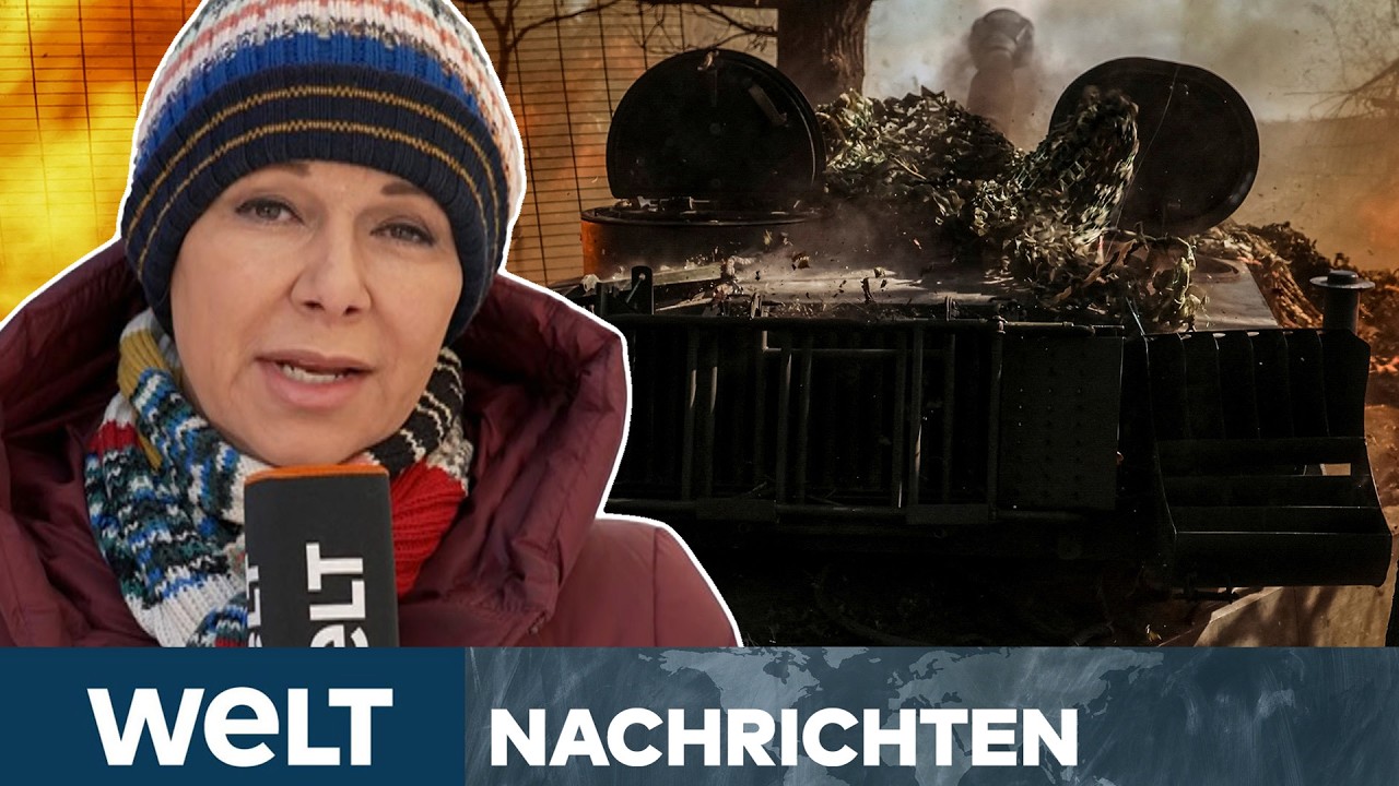 PUTINS KRIEG: Ukraine erhöht Druck auf Moskau! Militär feuert auf Ziele in Russland I WELT STREAM