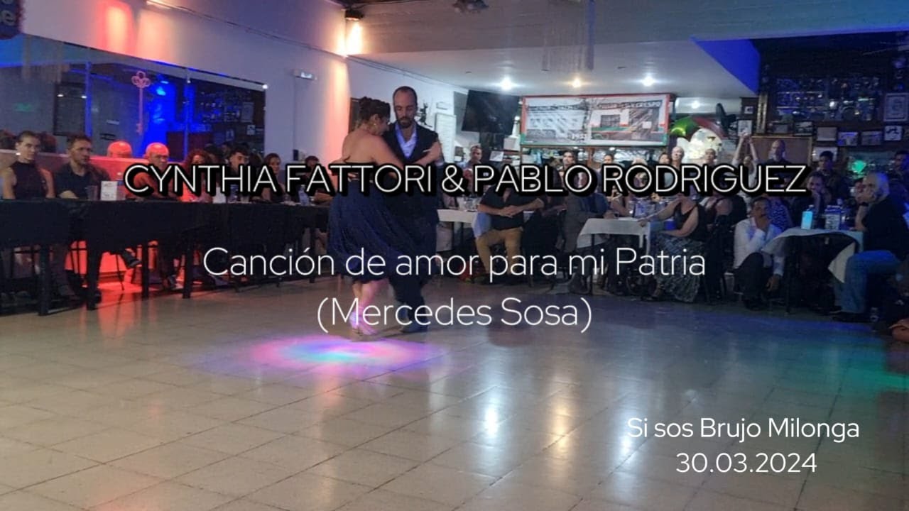 CYNTHIA FATTORI & PABLO RODRIGUEZ || Cancion de amor para mi Patria (Mercedes Sosa)