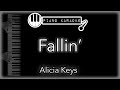 Fallin' - Alicia Keys - Piano Karaoke Instrumental