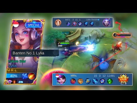 BUILD LYLIA HACK DAMAGE SEASON 24 | BUILD LYLIA TERSAKIT 2022 - Lylia Gameplay