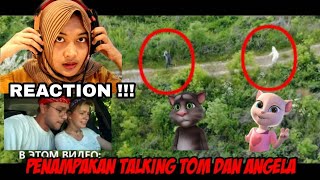 Download lagu TALKING TOM & ANGELA SEEN FROM A DRONE!! - RUSSIAN YOUTUBER REACTION mp3