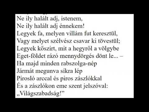 Petőfi Sándor Egy gondolat bánt engemet