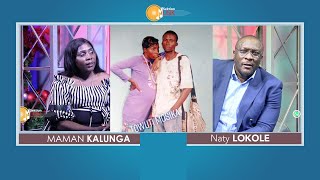 Ma Kalunga parle de son mari Patrick Mbuyu et ses enfants chez Naty Lokole.
