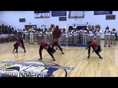 Ferriday vs Lakeside High School Marching Band - 2016 Huntington High BOTB