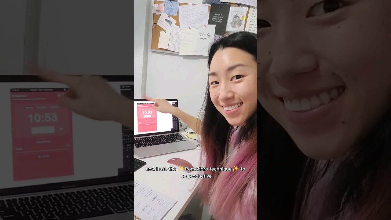 How I use the Pomodoro technique to be productive! #pomodoro #timemanagement #pomodorotechnique