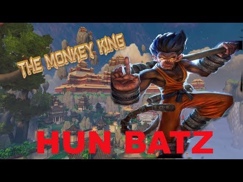Smite Montage:Hun batz The monkey King(Damage build)