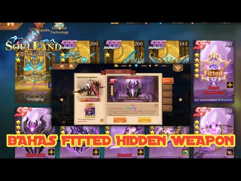 BAHAS FITTED HIDDEN WEAPON|Soul Land Reloaded