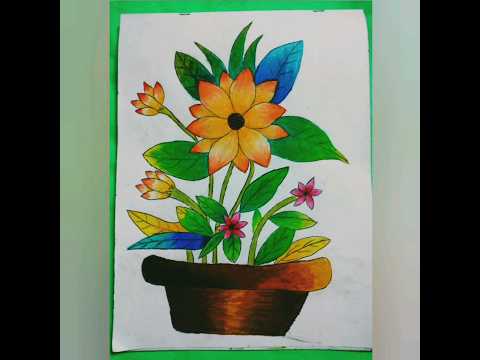 💐Flowers Drawing🌹 #drawing