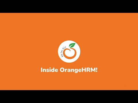 OrangeHRM video/presentation/materials