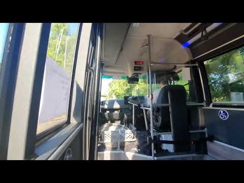 *Beasty Demo Bus!* Hulleys Of Baslow Mercedes EVM Minibus (BU55 EVM) Route 55