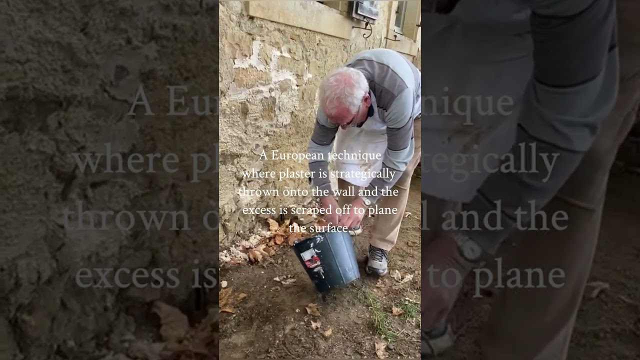 The World of Plaster: Harling Technique