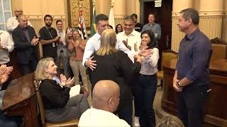 Santos presta homenagem aos seus servidores