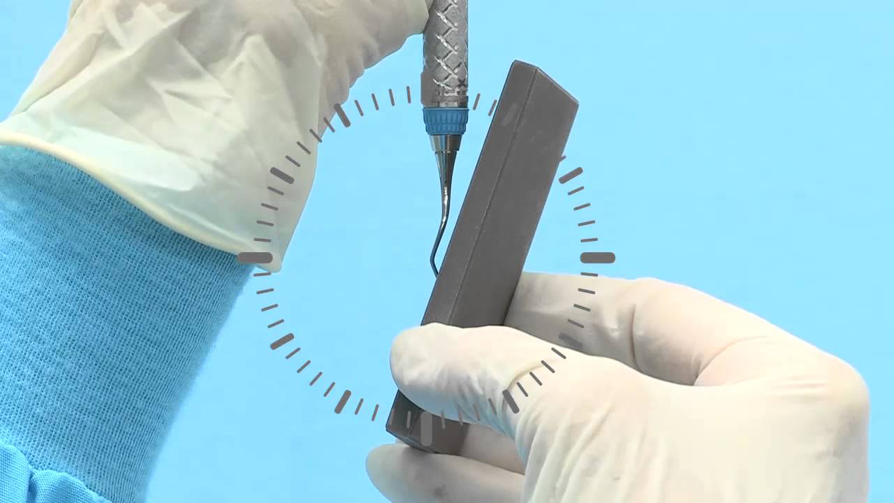 Affûtage curettes Gracey