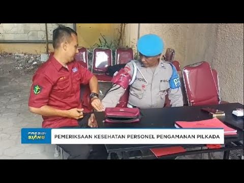 PEMERIKSAAN KESEHATAN PERSONEL PENGAMANAN PILKADA POLRES PAMEKASAN