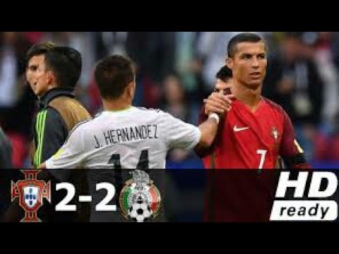 Portugal vs Mexico 2-2 - All Goals & Highlights - 18/06/2017 - HD