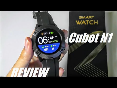 REVIEW: Cubot N1 Budget Smartwatch - 5ATM, Round Display, Fitness Tracker