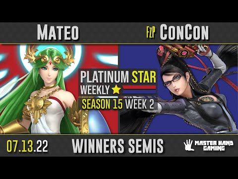 PSW S15:W2 - Mateo (Palutena) Vs. FzP | ConCon (Bayonetta, Min Min) - W Semifinals