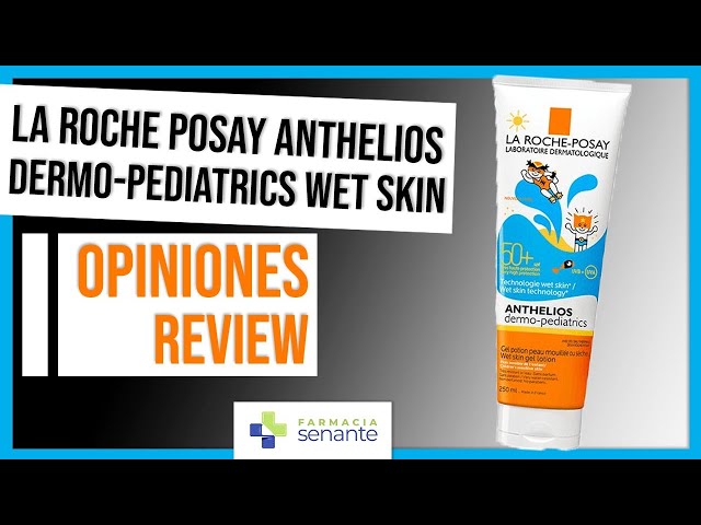 Vídeo relacionado con La Roche Posay Protector Solar para Niños, Leche Corporal Hidratante en Tubo de Cartón, Fotoprotección SPF50+, Resistente al Agua, Sudor y Arena, Nuevo Anthelios UV-MUNE 400 Dermo-Pediatría, 250 ml