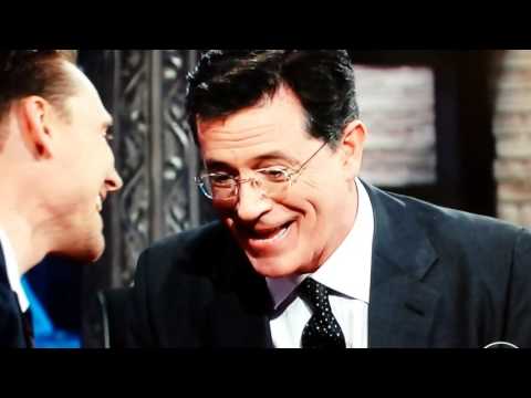 Tom Hiddleston Singing I Saw The Light With Stephen Colbert