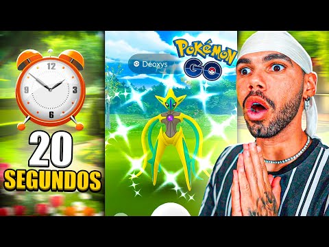 FIZ O NOVO SHINY EM 20 SEGUNDOS *consegui* - POKEMON GO  | Cris | #pokemongo #shiny #deoxyshiny