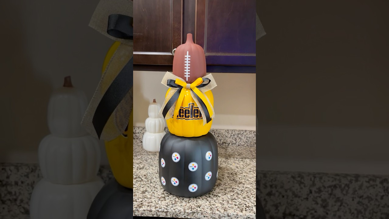 DIY Fall Decor | How to Transform Dollar Tree Stackable Pumpkins