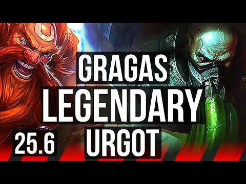 GRAGAS vs URGOT (TOP) | Legendary | KR Diamond | 25.6
