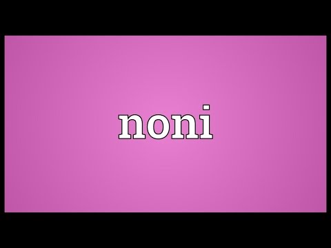 Noni Meaning