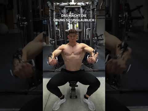 Seated Cable Press - Tutorial 💪🏻 #muskelaufbau #fitness #bodybuilding