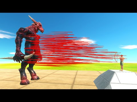 GOD ARCHER ONE HIT KILL GIANT | ANIMAL REVOLT BATTLE SIMULATOR