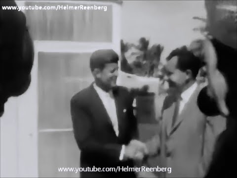 November 14, 1960 - John F. Kennedy and Richard Nixon meet at Key Biscayne Hotel, Key Biscayne, FL.