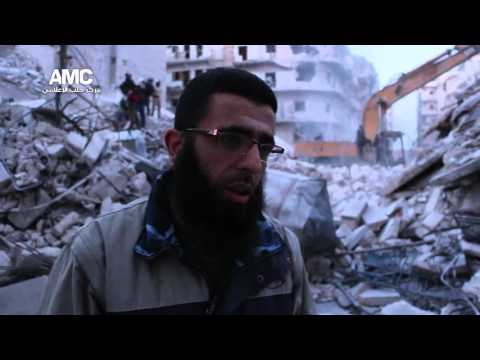 مقابلة مع الفاروق أبو بكر بعد تفجير إحدى مقرات حركة أحرار الشام في حي السكري في مدينة حلب