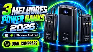 3 Melhores Power Banks 20.000mAh de 2026 | iPhone e Android