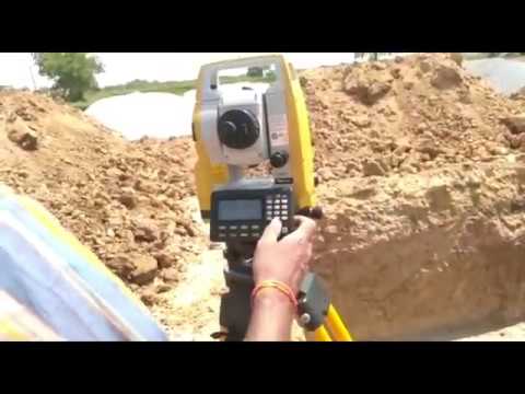 Column Marking by Using Total Station