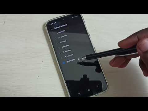 Samsung Galaxy A14 5G : How To Set Screen Timeout | Sleep Backlight Time