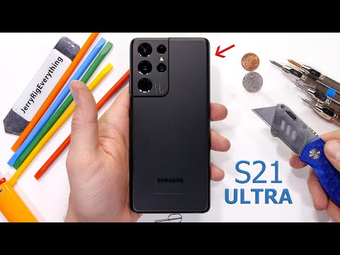 Galaxy S21 Ultra Durability Test - What About the Camera?!