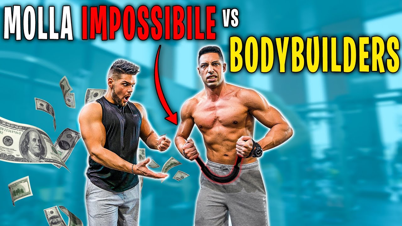 MOLLA IMPOSSIBILE DA PIEGARE vs BODYBUILDERS - 100€ se riesci