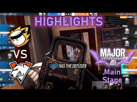 DO OR DIE! Virtus Pro vs MnM - HIGHLIGHTS - Main Stage - Copenhagen Major 2023 - R6 Esport