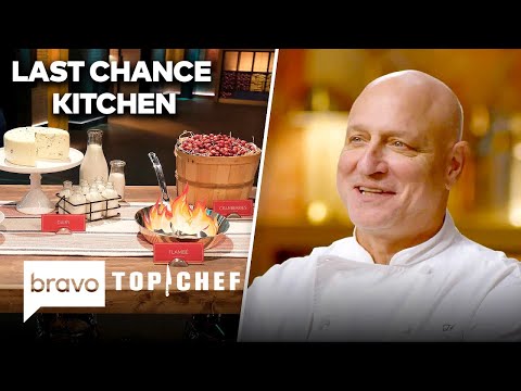 Can Past Quickfire Challenges Inspire a Winning Dish? | Last Chance Kitchen (S21 E10) | Bravo