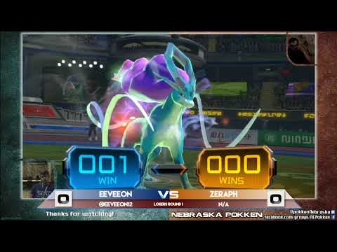 9 Eeveeon vs Zeraph - Pokken at Underground 9/12/17