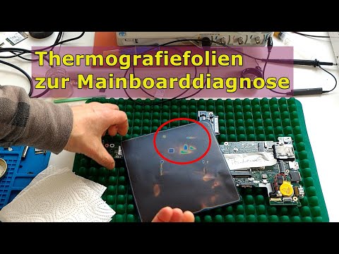 #009 Thermografiefolien für die Fehlersuche auf Notebook-Mainboards