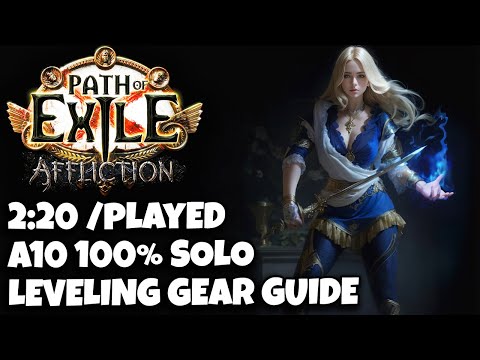 Scion Penance Brand of Dissipation - Fast Solo Leveling - 2h 20m Act 10 All Points & Labs Deathless