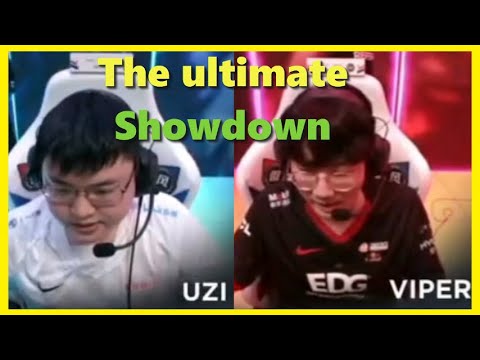 Legends Uzi and Viper delete each other's teams #lpl