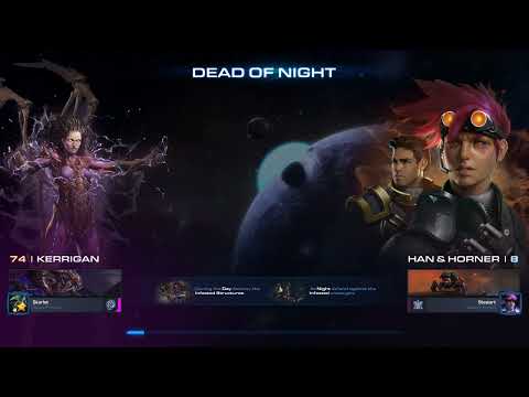 Starcraft II Co-Op: Kerrigan|74 & Han&Horner|8- Mission - Dead of Night - Brutal