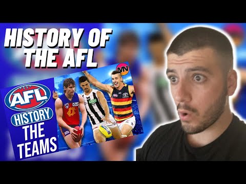 British First Time Reaction to History of the AFL - The Teams (1897-2019)
