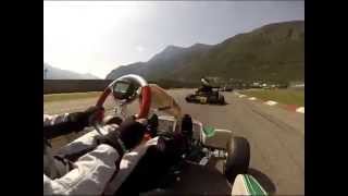 preview picture of video 'On-board kart crash at Ala Karting Circuit'