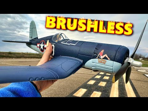 BRUSHLESS Easy to Fly WARBIRD! - Volantex Corsair F4U RC Airplane