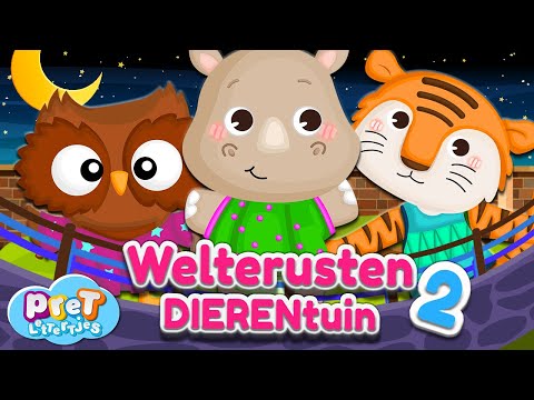 Pretlettertjes DierenPRET Slaapverhaaltje • Dierentuin Dieren voor Baby, Dreumes en Peuters