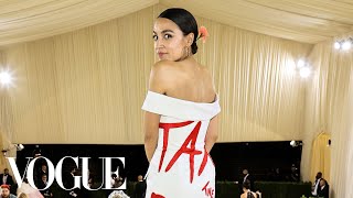 Congresswoman Alexandria Ocasio-Cortez Gets Ready for the Met Gala | Vogue video