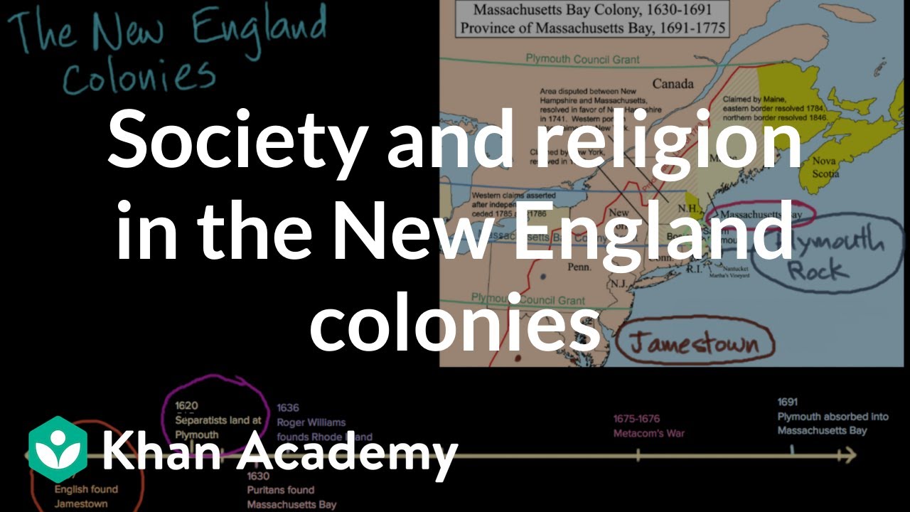 How was religion different in New England and the Middle Colonies?
